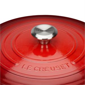 Le Creuset Signature Cerise Cast Iron Round Casserole 20cm